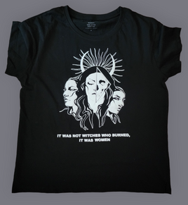 Hecate It Was Not Witches Who Burned, It Was Women Ladies Tshirt