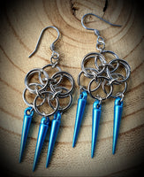 Enchanted Spike Chainmaille Earrings