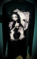 Morticia Addams Family Unisex Long Sleeve Shirt ~ Pre-order