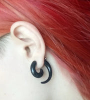 Faux Spiral Earrings