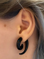 Faux Spiral Earrings