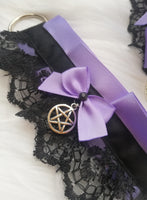 Amethyst Witch Collar & Cuffs Set