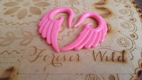 Angel Wing Ear Hangers ↠ Pink ~ Pair