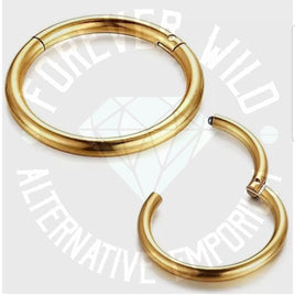 Hinged Segment Ring ↠ Gold