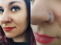 Nose Hoop With Twist Motion (Sold Individually)