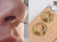 Stacked Hinged Segment Ring (Sold Individually)