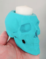 Geometric Skull Candle Holder