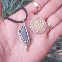 Kyanite In Sterling Silver Pendant Necklace