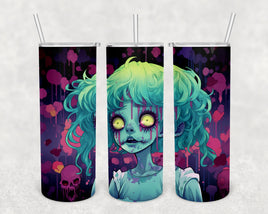 Zombie Girl Tumbler