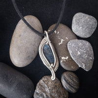 Kyanite In Sterling Silver Pendant Necklace