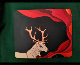 Deer Swirl Mousepad