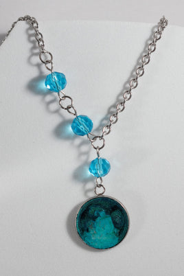 Asymmetrical Blue Necklace