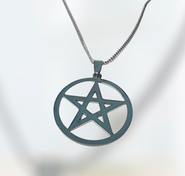Pentagram Steel Necklace