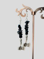 Axe Black Onyx Earrings