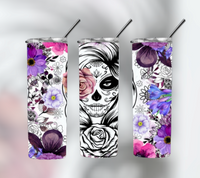 Day Of The Dead Sugar Skull Tumbler