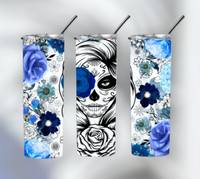 Day Of The Dead Sugar Skull Tumbler