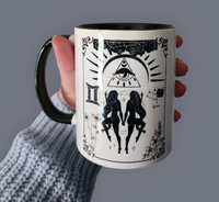 Star Sign Black/White Mug