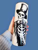 Tophat Skeleton Tumbler