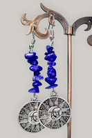 Zodiac Sun & Moon Gemstone Earrings