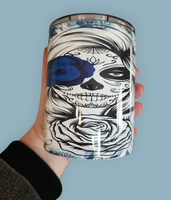 Day Of The Dead Sugar Skull 10oz Tumbler