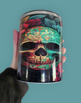 Sugar Skulls Roses 10oz Tumbler