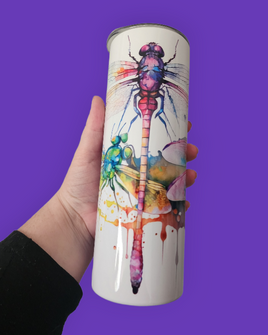 Watercolour Dragonflies Tumbler