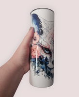 Floral Cat Tumbler