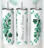 Eucalyptus Bridal Party Tumbler