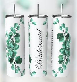 Eucalyptus Bridal Party Tumbler