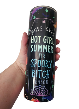 Spooky Bitch Season Bats Tumbler