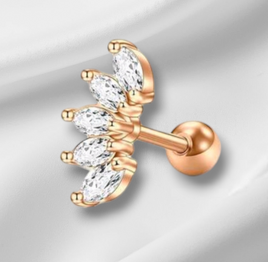 Marquise 5 Cluster Cartilage Bar (Sold Individually)