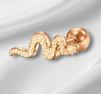 Snake Cartilage Bar (Sold Individually)