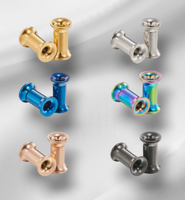 Steel Screw Flare Tunnels (Pair)