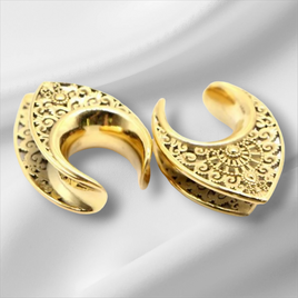 Filigree Saddle Tunnels ~ Pair