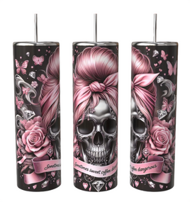 Sometimes Sweet Often Dangerous Skull Tumbler
