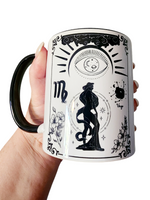 Star Sign Black/White Mug