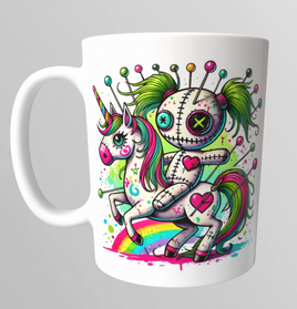 Voodoo Doll & Unicorn Mug