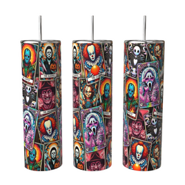 Horror Tarot Tumbler