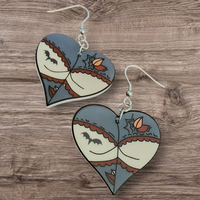 Seductive Heart Earrings (Pair)