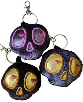 Skull Keyring Plushie