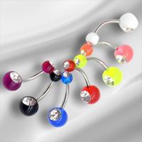 Diamantè Acrylic Bellyring