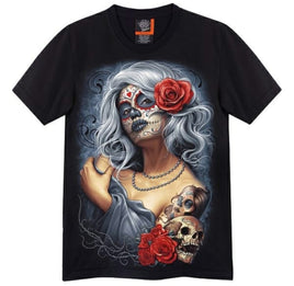 Sugar Skull Rose Unisex Tshirt