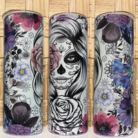 Day Of The Dead Sugar Skull Tumbler