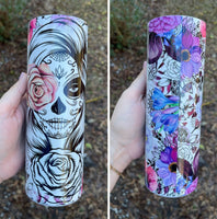 Day Of The Dead Sugar Skull Tumbler