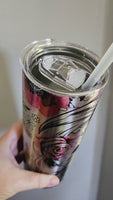 Day Of The Dead Sugar Skull Metallic Tumbler