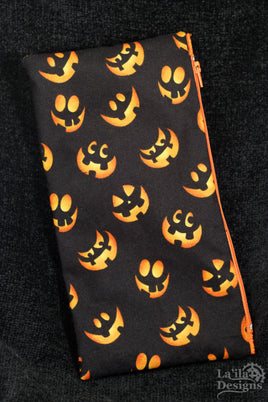 Jack O' Lantern v1 Zipper Pouch