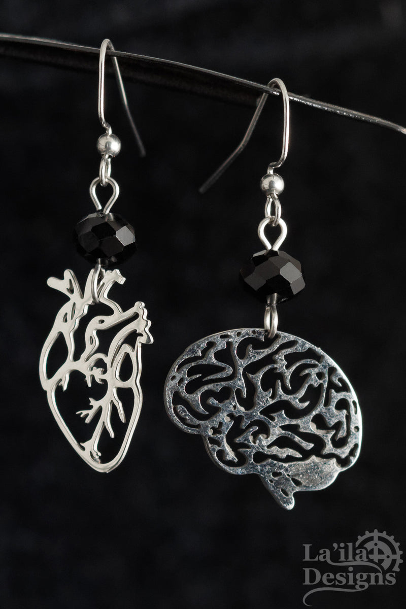 Anatomical Brain Earrings (Pair)| Forever Wild Alternative Emporium