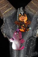 Halloween Batkitty Necklace