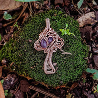 Chaos Shroom Pendant Amethyst