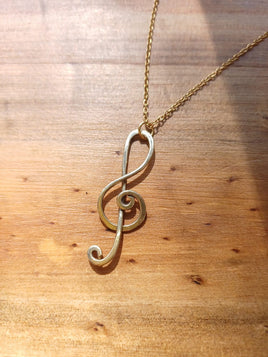 Treble Cleff Necklace